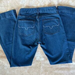 NWOT Kimes Size 28/32 Mid Rise Bootcut Denim Trouser